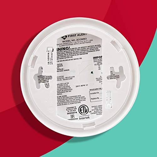 First Alert Battery Powered Wireless Interconnected Photoelectric Smoke And Carbon Monoxide Combo Alarm With Voice And Location, Sco500B-3 #TOP6