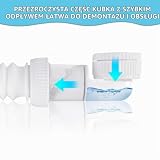 1 1/4 cala syfon umywalka elastyczna wysuwana od 380 do 930 mm