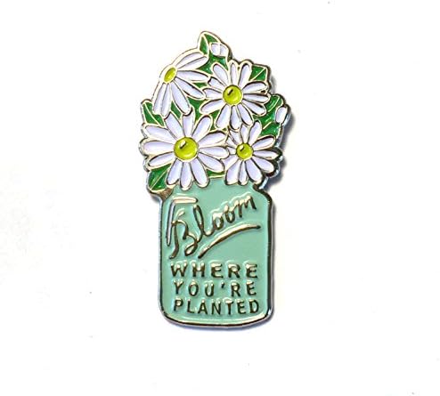 Bloom Where You're Planted - Collectable Enamel Lapel Pin