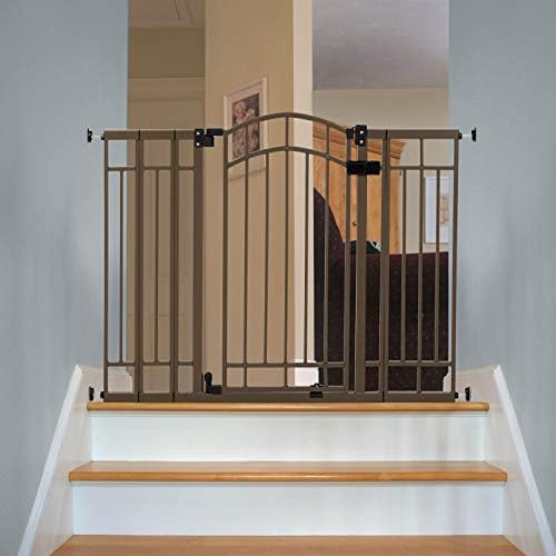 Deco Extra Tall Walk-Thru Gate, Bronze 
