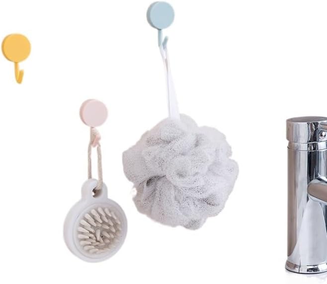 Miniatura 3 de Ganchos colgantes con gancho autoadhesivo para El Hogar, Colgador Fuerte Sin Perforación para Puerta De Baño, Toalla De Cocina, Accesorios De