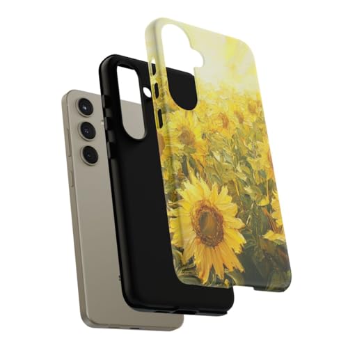 Coque mate rigide Samsung S24 Plus tournesol premium - 4