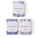 GEOMETRY Kitchen Dish Cloths - Quick Dry Dishcloths for Kitchen - Premium Dish Rags with Geoweave - 3-Pack Set Tiny Petals