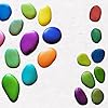 MSACC 32PCS White Rocks for Painting, Medium & Small Rocks to Paint, Flat Painting Rocks,Smooth Kindness Rocks for Crafts, DIY,Garden Decoration #3