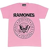 Ramones Dichtung T Shirt, Kinder, 80-122, Baby Pink, Offizielle Handelsware