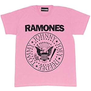 Popgear Ramones Afdichting Jongens T-Shirt Baby Roze jongens T-Shirt (1-Pack)