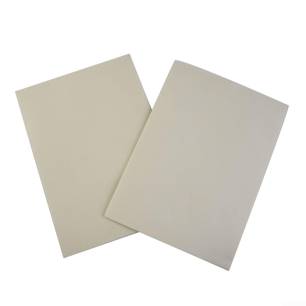 Honseadek Para A4 Juego de papel de junta de fibra de cerámica para sellar tubos de combustión y vidrio de horno con tolerancia de alta temperatura (A)