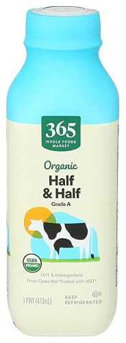365 By Whole Foods Market, Half And Half Organic, 16 Ounce #TOP30