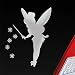 Hellweg Druckerei Auto Aufkleber Fee Tinkerbell Prinzessin Zubehör passend für Disney Fans Sticker Heckscheibenaufkleber