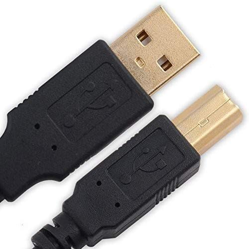 Magik Fulfillment USB Cable for M-Audio Controller Oxygen 25 Oxygen Series, m-Audio Keystation Series, Axiom Series, Trigger Finger. USB Data Transfer Cable, Gold Plated