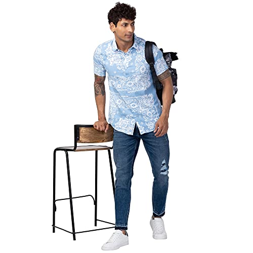 Image of Spykar Men's Kano Slim Fit Mid-Rise Jeans (Ankle Length)