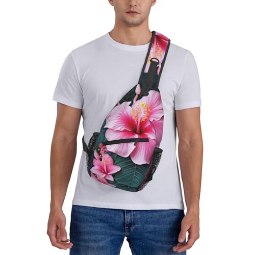 Maletín cruzado para hombre con diseño floral miniatura 7
