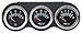 JEGS 41329K Retro Style 3-Gauge Kit with Gauge Panel