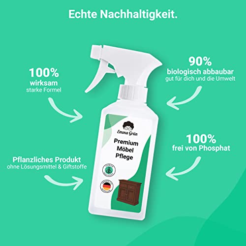 Emma Grün Möbelpflege Spray 250ml für Holz und Oberflächen