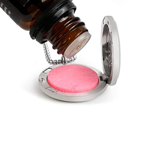 Difusor em aço inox colar mandala para aromaterapia