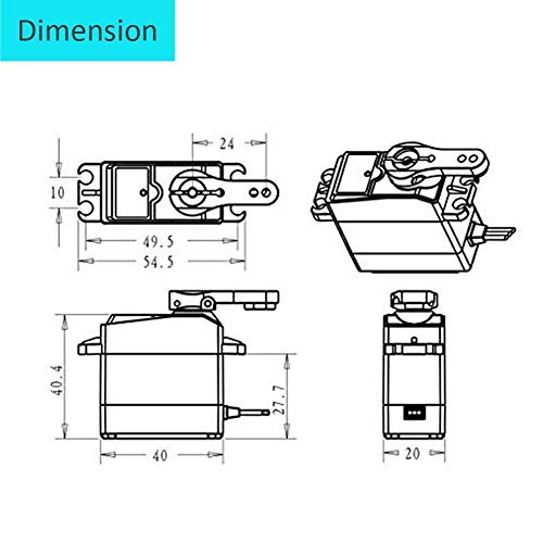YUNIQUE ITALIA Servomotore ad Ingranaggi Full