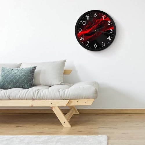 Horloge murale silencieuse pour salle de classe et salon au design moderne