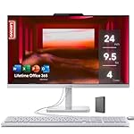 Lenovo IdeaCentre 24" FHD All-in-One Desktop Computer with Lifetime Office 365 for The Web • 16GB RAM • 1TB Storage (512GB SSD w/ 512GB External) • Intel Core • Wired Keyboard and Mouse • Windows 11