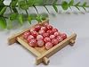 ZHFMLY 10mm Natural Persian Jade Beads, Red Colorful Dyed Healing Crystal Round Loose Stone Beads for Jewelry Making, DIY Bracelets Necklaces, Chakra Energy Craft Supplies One Strand #5