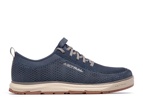 Astral Crewer Turbo Ventilated Water-Ready Sneakers - Non-Slip Grip, Quick-Dry, Zero-Drop Comfort Boat Shoes, Neptune Navy, M5.5/ W6.53