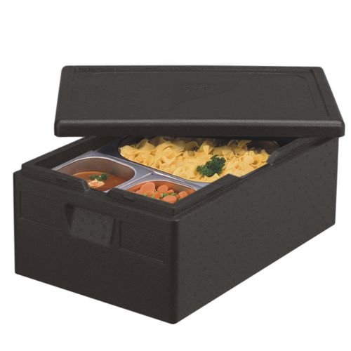 PAPSTAR 5 X scatola termica EPP 60 x 40 x 23 cm nero 'Gastro-Norm 1/1' Isobox contenitore isolante