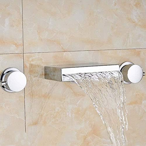 Robinet évier cascade anti-éclaboussures fini chrome poli