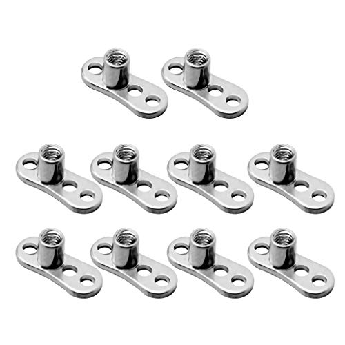 JUYAXIN 10x 14G �s�A�X�A���J�[CZ�g�b�v�ƃx�[�X�p3���O���[�h23 �{�f�B�s�A�X�W���G���[ �����pM�s�A�X �ւ��s�A�X �p���N���b�N�l�b�N���X �K�[���Y ���U�[