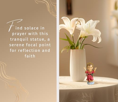 Estatua Divino Niño Jesús 4 pulgadas con Tarjeta Española miniatura 4
