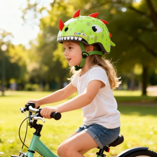 Image of Toddler Kids Bike Helmet, Adjustable and Multi-Sport, 3 Sizes for Ages 1-2-3-5-8-14 Years Child Infant Boys Girls