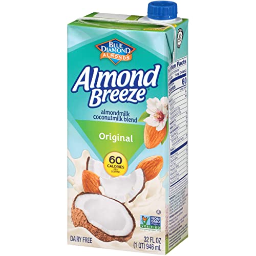 Almond Breeze Dairy Free Almondmilk Blend, Almond Coconut, Original, 32 Ounce (Pack Of 12) #TOP12