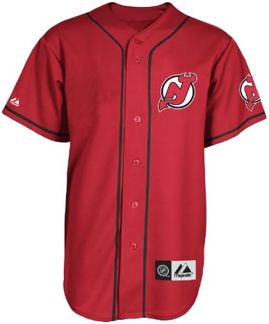 NHL New Jersey Devils Replica Jersey Red/Black Replica Jersey, Red/Black