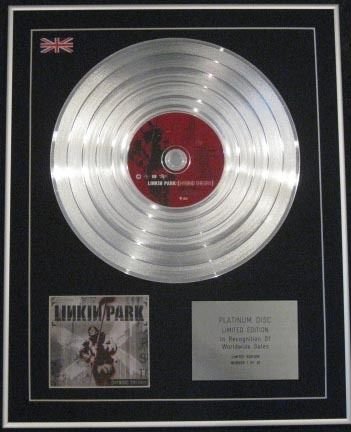 Century Music Awards LINKIN PARK-Ltd Edición CD Platinum Disc-HYBRID TEORÍA