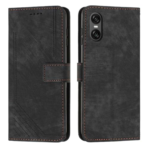BORYA Coque pour Sony Xperia 10 VI, Premium PU Cuir Antichoc Soyeux Blocage RFID Housse, Étui Portefeuille Flip Folio Support Fentes Cartes Magnétique Snap....