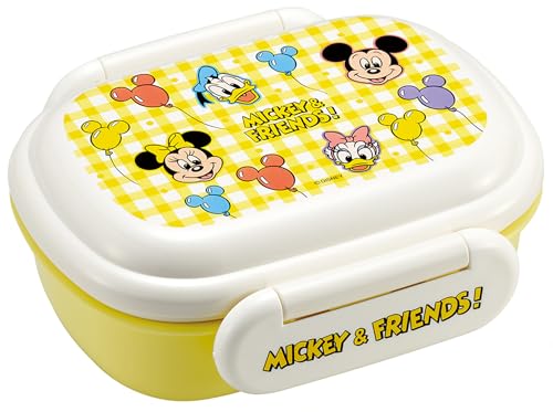 スケーター(Skater) 子供用 お弁当箱 小さめサイズ 1段 270ml ふわっと盛れるドーム型 キッズランチ 抗菌加工 日本製 ディズニー ミッキー&フレンズ 風船 QAF1AG68950