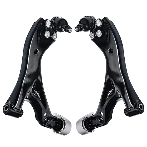 Image of Detroit Axle - Front End Suspension Kit for 2005-2007 Chevy Equinox 2006-2007 Pontiac Torrent, Lower Control Arm w /Ball Joints + Inner & Outer Tie Rods + Boots Replacement - 8pc Set