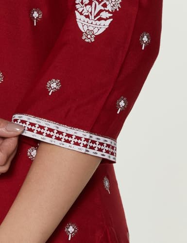 Image of BIBA Women Viscose A Line Printed Kurta