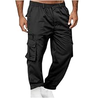 Cargo Pants for Mens Loose Fit Casual Jogger Sweatpants Outdoor Straight Flex Athletic Trousers Work Hiking Pants