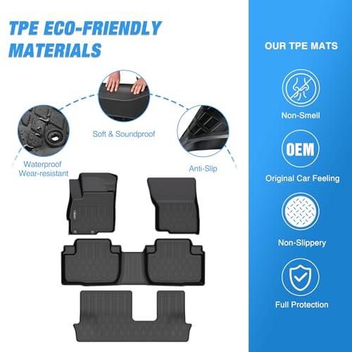 Image of Nilight TPE Floor Mats for Mitsubishi Outlander