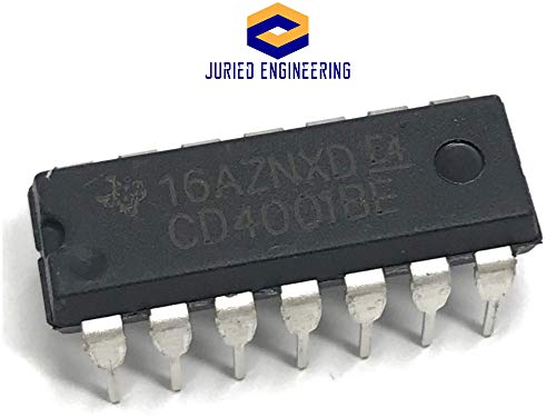Juried Engineering Cd4001Be Ic Cmos Quad 2-Input Nor Gate (Pack Of 1) #TOP2