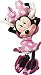 11 Inch MINNIE MOUSE BOW Mickey Removable Wall Decal Sticker Art Disney Home Decor 5 1/4 inches wide by 10 1/2 inches tall