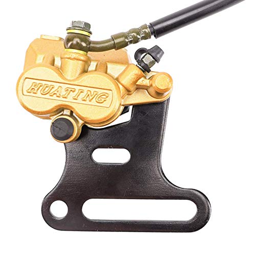 Zxtdr Rear Hydraulic Disc Caliper Brake Assembly Master Cylinder For Kawasaki Atv Quad Buggy #TOP3