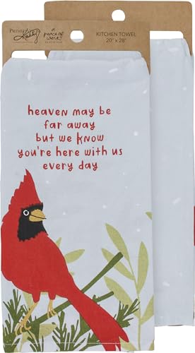 Serviette de cuisine oiseau cardinal linge de table hivernal - 5