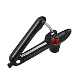 Denoyautor Cereza y Ciruela, Acero Cerezas Ciruelas Frutas Deshuesador Manual Multifuncional Hogar,Acero Mirabelle Denoyautor Aceitunas Portátil Plástico Cocina para Fruta Deshuesadores (negro)