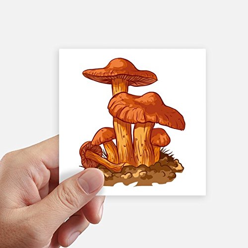 Autocollant champignon pour masquer les rayures de valise et pc portable - 2