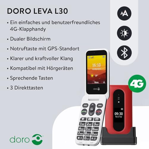 Doro Leva L30 Test – Das zuverlässige 4G-Klapphandy für Sicherheit & Alltag