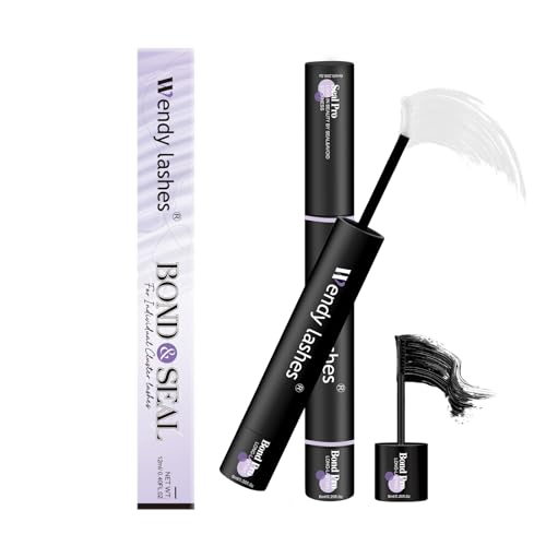 Wendy Upgraded Lash Cluster Glue: Lash Bond and Seal Pro Waterproof, Strong & Flexible Hold,