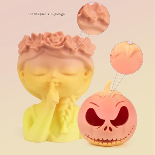 Image of iSANMATE Rainbow PLA+ Filament 1.75mm, Fast Color Change Rainbow Filament 3D Printing Filament, Multicolor Color Changing PLA Filament 1KG Spool (Sunset)