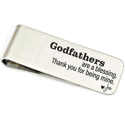 Godfather Are A Blessing Money Clip Thank You For Being Mine Personalized Wallet Money Wallet Personal Money Wallet Money Clip God Father GODFATHER-MONEY