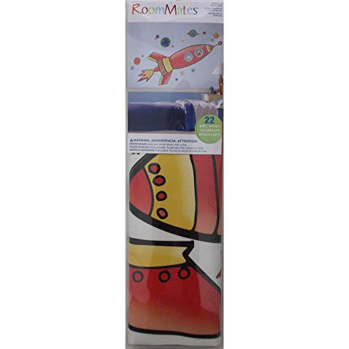 RoomMates RMK2619GM Rocket Giant Peel and Stick Wall Decals