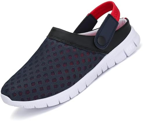 SAGUARO Unisex Clogs Sommer Leicht Gartenschuhe Gr.36-48 | Rutschfeste, Bequeme, Freizeit, Outdoor, Leicht, Flexibel, Alltag, Gartenarbeit, Strand, Schwimmbad, Komfort